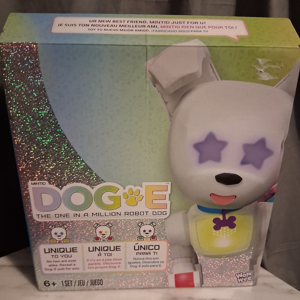 Dog-E Interactive Robot Dog with Colorful LED Lights, over 200 sounds